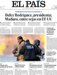 Portada El País 2026-01-06