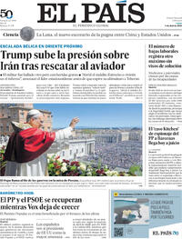 Portada El País 2026-04-06