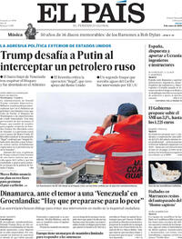 Portada El País 2026-01-08