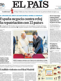Portada El País 2026-05-08
