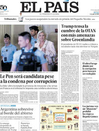 Portada El País 2026-07-08