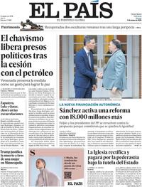 Portada El País 2026-01-09