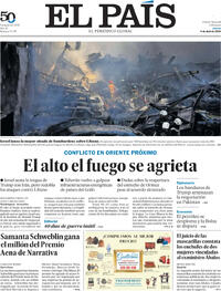 Portada El País 2026-04-09
