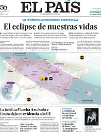Portada El País 2026-08-09