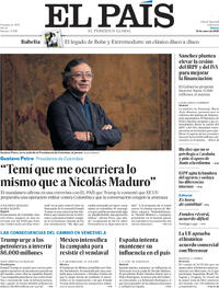 Portada El País 2026-01-10