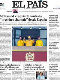 Portada El País 2026-10-10
