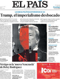 Portada El País 2026-01-11