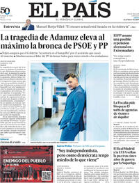 Portada El País 2026-02-12