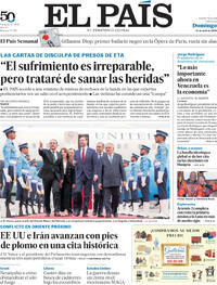 Portada El País 2026-04-12