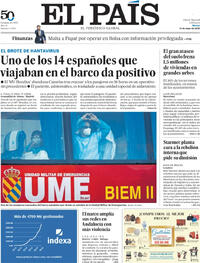 Portada El País 2026-05-12