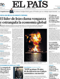 Portada El País 2026-03-13