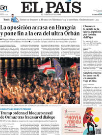Portada El País 2026-04-13