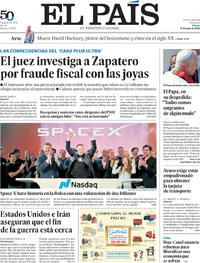 Portada El País 2026-06-13