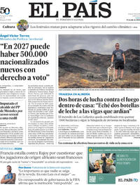 Portada El País 2026-07-13