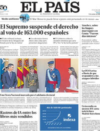 Portada El País 2026-10-13