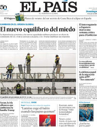 Portada El País 2026-06-14