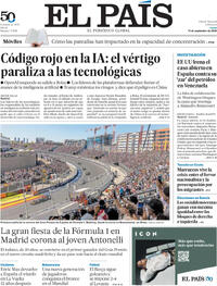 Portada El País 2026-09-14