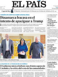 Portada El País 2026-01-15