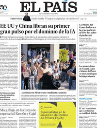 Portada El País 2026-09-15
