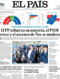 Portada El País 2026-03-16