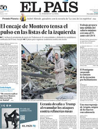 Portada El País 2026-10-16