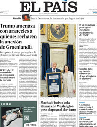 Portada El País 2026-01-17