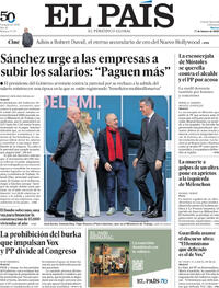 Portada El País 2026-02-17
