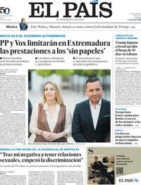 Portada El País 2026-04-17