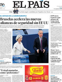 Portada El País 2026-09-17