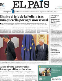 Portada El País 2026-02-18