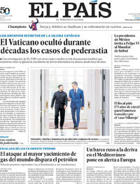 Portada El País 2026-03-19