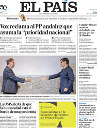 Portada El País 2026-05-19