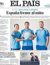 Portada El País 2026-07-19