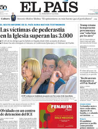 Portada El País 2026-04-20