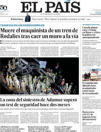 Portada El País 2026-01-21