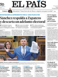 Portada El País 2026-05-21