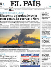 Portada El País 2026-09-21