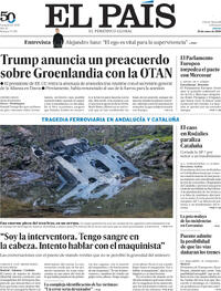 Portada El País 2026-01-22