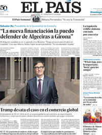 Portada El País 2026-02-22
