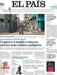Portada El País 2026-03-22