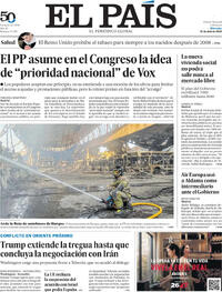 Portada El País 2026-04-22