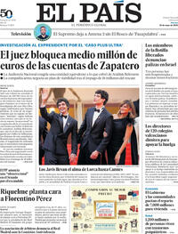 Portada El País 2026-05-22
