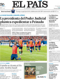 Portada El País 2026-06-22