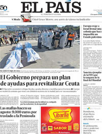 Portada El País 2026-08-22