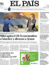 Portada El País 2026-10-22