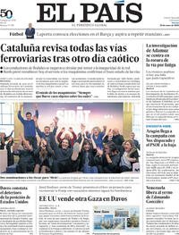 Portada El País 2026-01-23