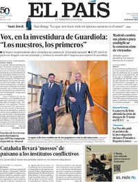 Portada El País 2026-04-23