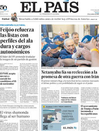 Portada El País 2026-10-23