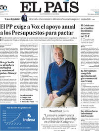 Portada El País 2026-02-24