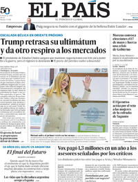 Portada El País 2026-03-24